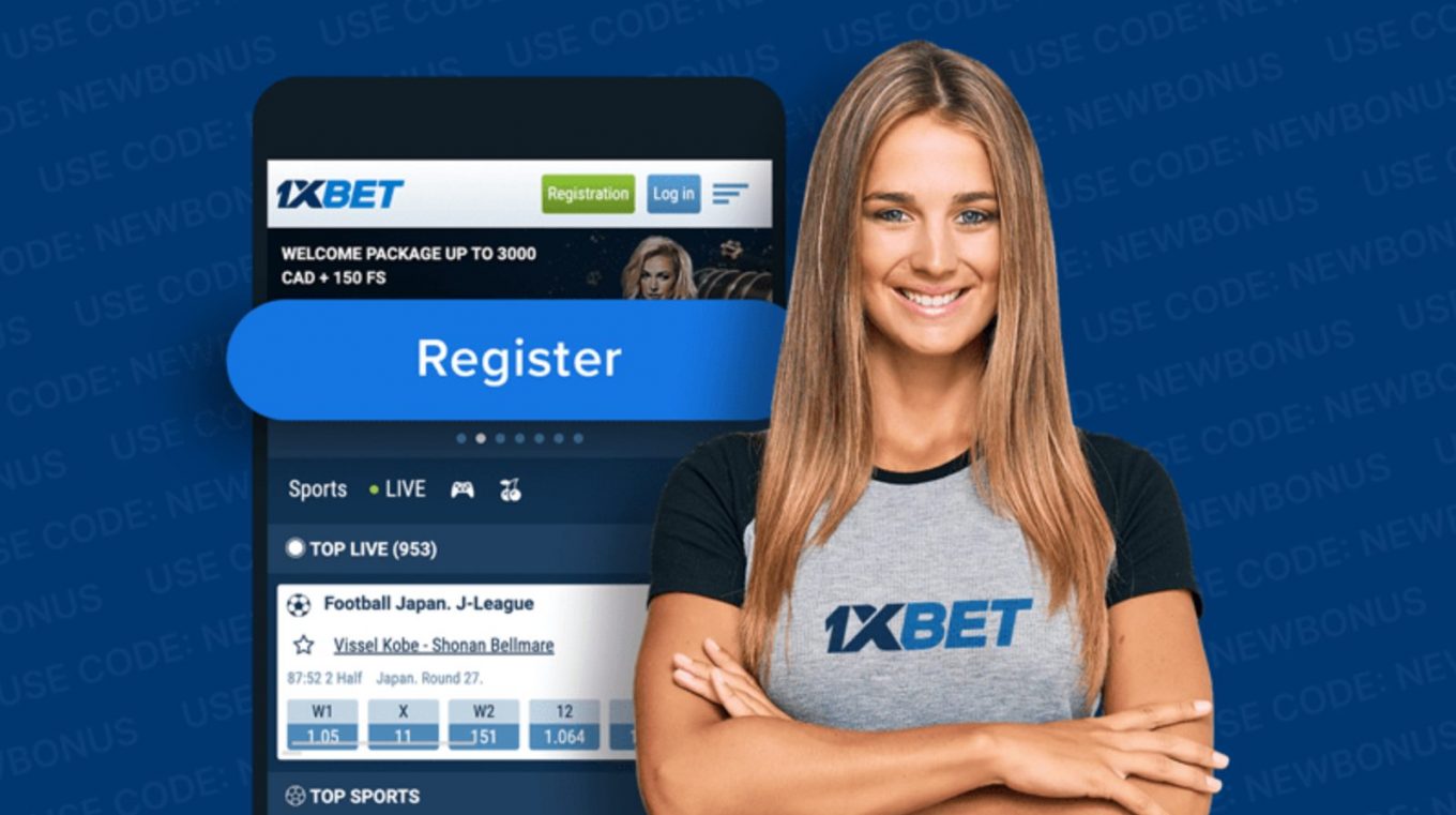 1xBet регистрация мобильная версия